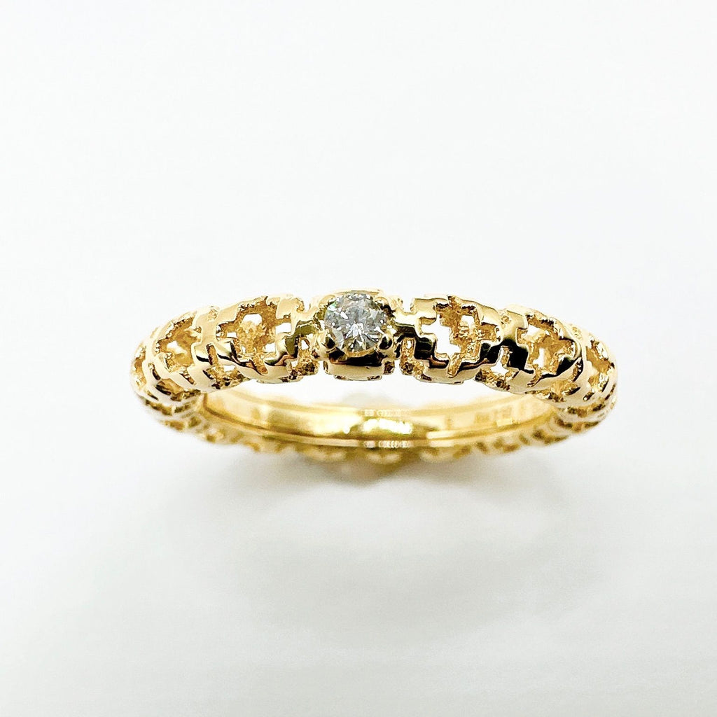 Gucci Diamantissima Diamond Yellow Gold Ring — view 2