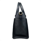 Louis Vuitton Shoulder Bag on My Side PM Monogram Mahina Calf Leather Noir Black — view 3