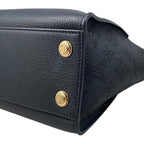 Louis Vuitton Shoulder Bag on My Side PM Monogram Mahina Calf Leather Noir Black — view 7