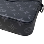 Louis Vuitton Shoulder Bag Trio Messenger Monogram Eclipse Reverse Black Gray — view 7