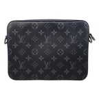Louis Vuitton Shoulder Bag Trio Messenger Monogram Eclipse Reverse Black Gray — view 3