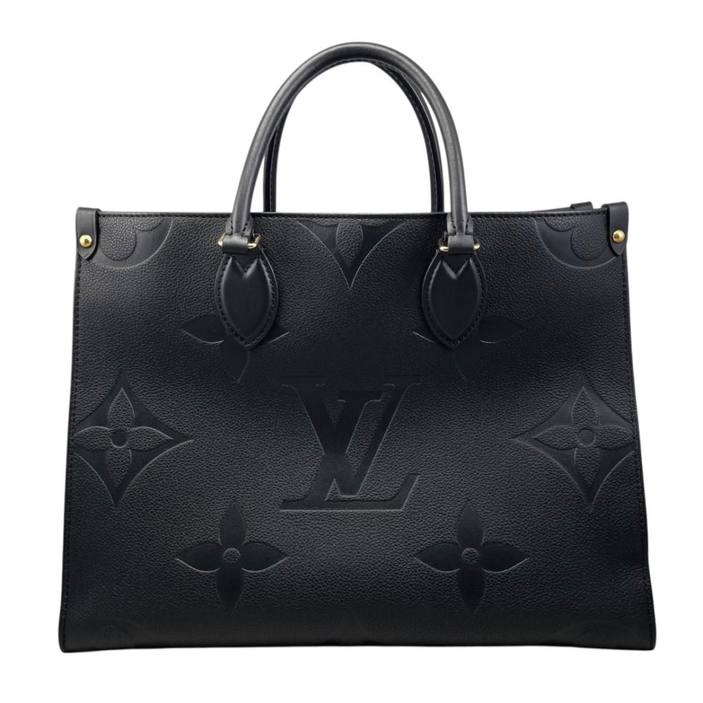 Louis Vuitton Tote On The Go MM Monogram Empreinte Noir Black — view 2