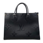 Louis Vuitton Tote On The Go MM Monogram Empreinte Noir Black — view 2