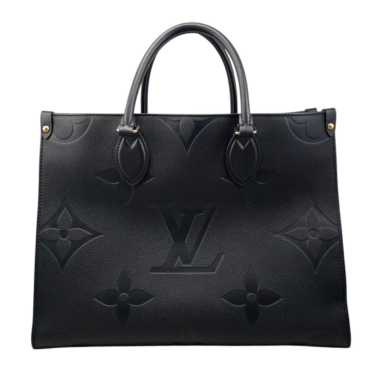 Louis Vuitton Tote On The Go MM Monogram Empreinte Noir Black — view 2