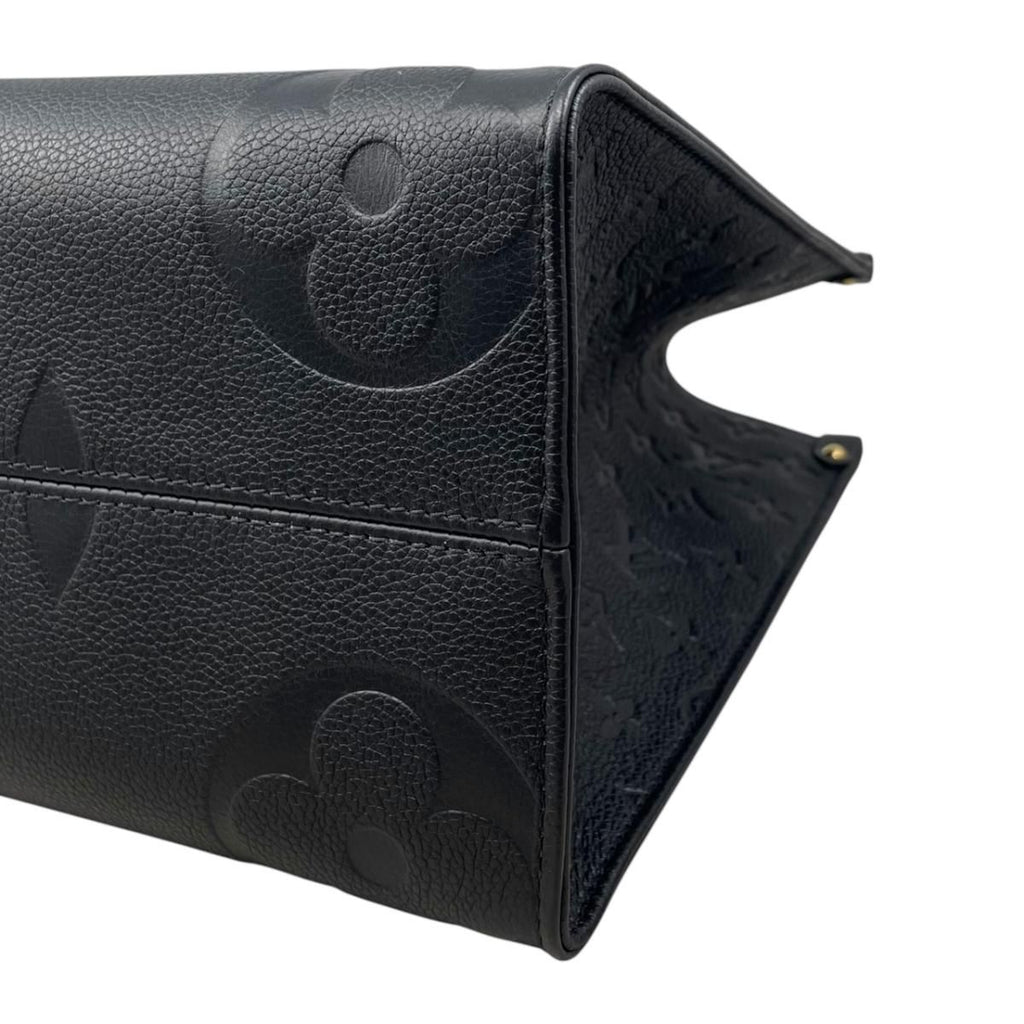 Louis Vuitton Tote On The Go MM Monogram Empreinte Noir Black — view 7
