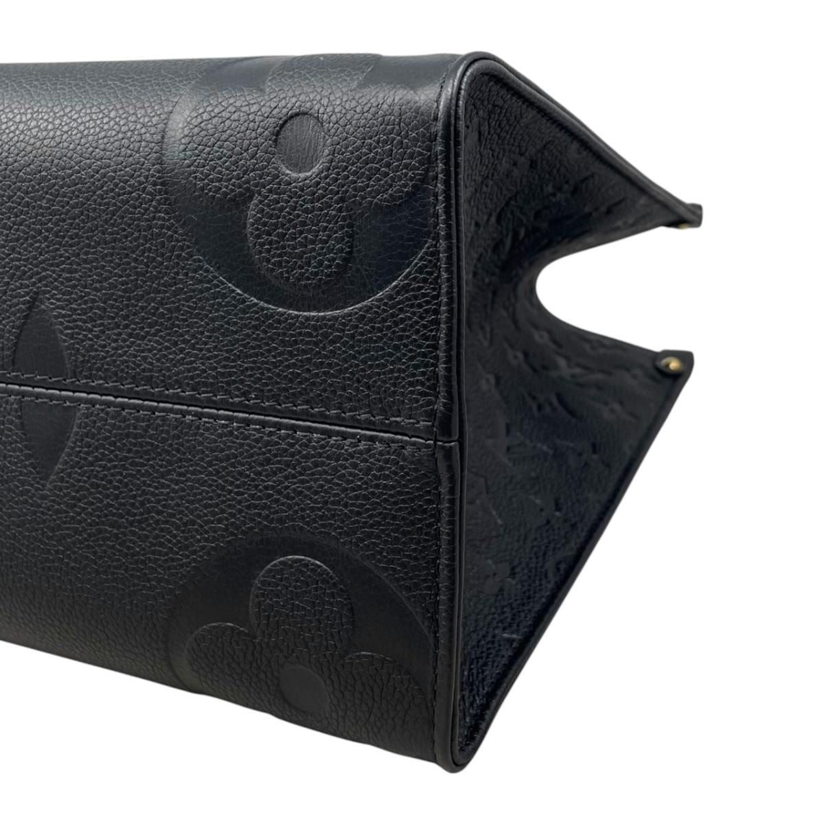 Louis Vuitton Tote On The Go MM Monogram Empreinte Noir Black — view 7
