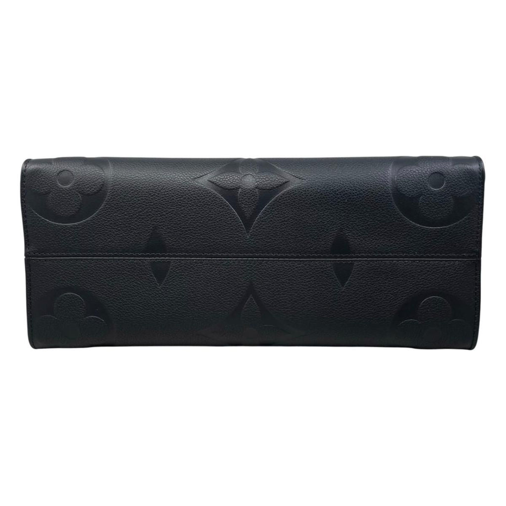Louis Vuitton Tote On The Go MM Monogram Empreinte Noir Black — view 5