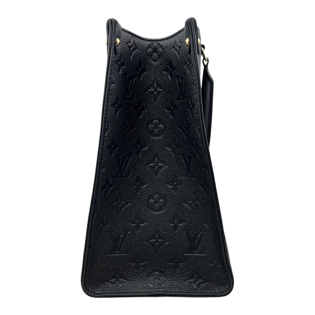 Louis Vuitton Tote On The Go MM Monogram Empreinte Noir Black — view 3