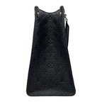 Louis Vuitton Tote On The Go MM Monogram Empreinte Noir Black — view 3
