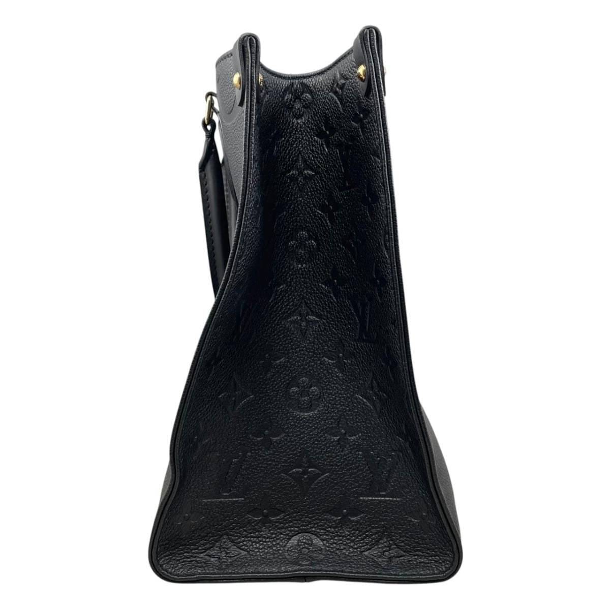 Louis Vuitton Tote On The Go MM Monogram Empreinte Noir Black — view 4