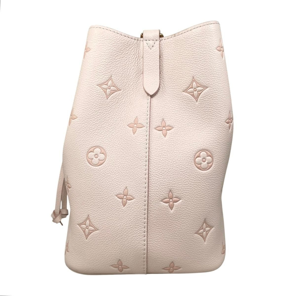Louis Vuitton Shoulder Bag Neo Noe MM Monogram Empreinte Beige Pink — view 3