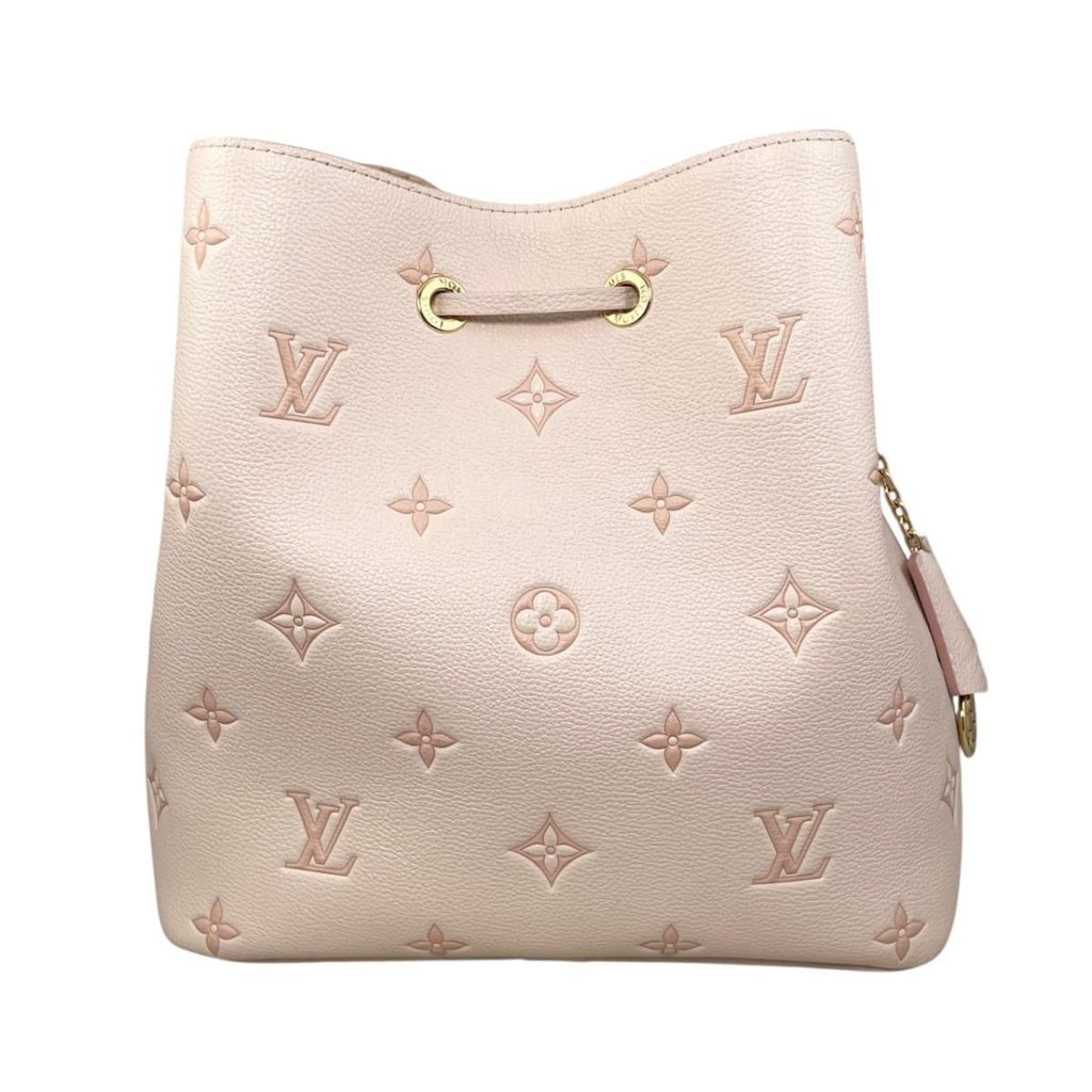 Louis Vuitton Shoulder Bag Neo Noe MM Monogram Empreinte Beige Pink — view 2