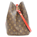 Louis Vuitton Monogram Coquelicot Red Neo Noe MM Shoulder — view 2
