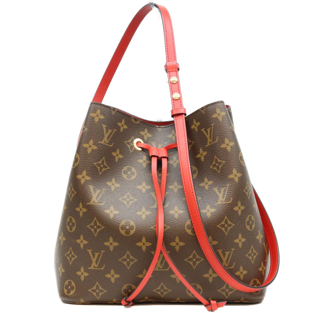 Louis Vuitton Monogram Coquelicot Red Neo Noe MM Shoulder