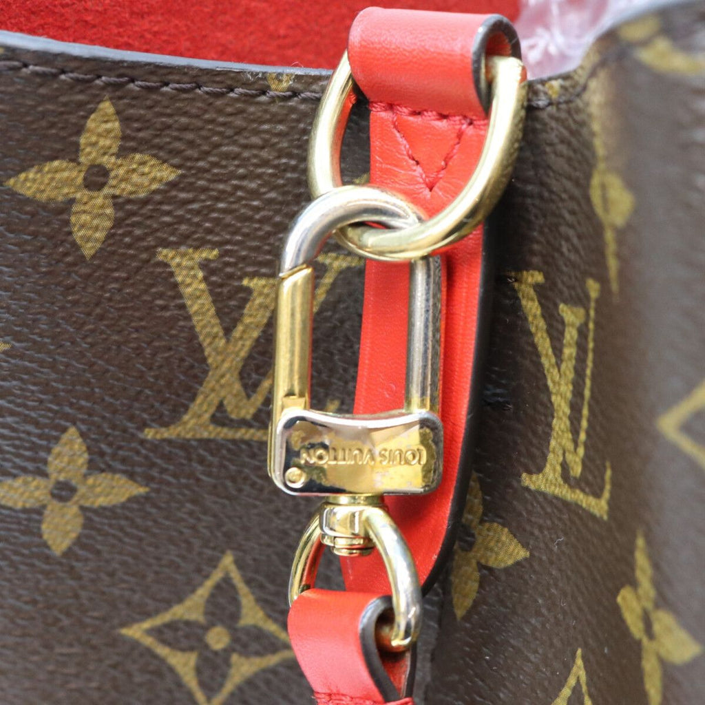 Louis Vuitton Monogram Coquelicot Red Neo Noe MM Shoulder — view 6