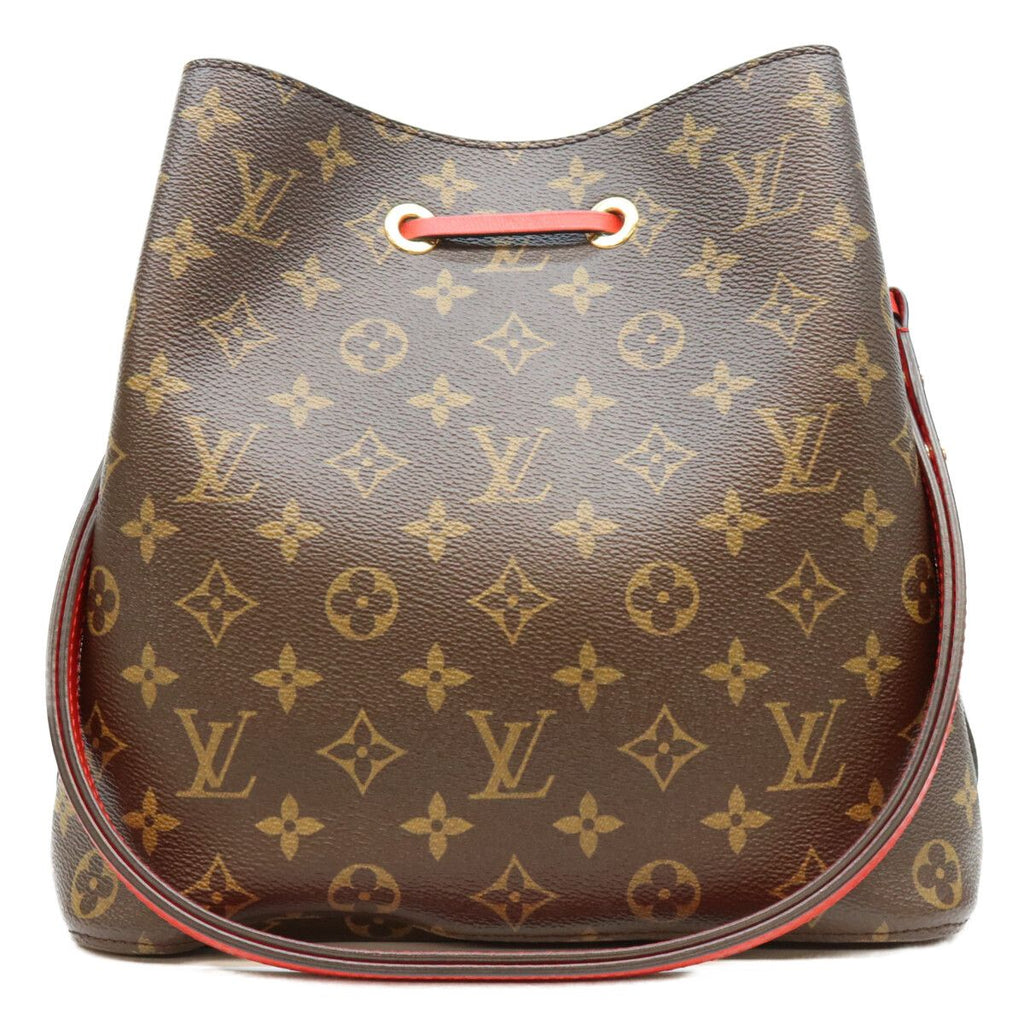 Louis Vuitton Monogram Coquelicot Red Neo Noe MM Shoulder — view 3