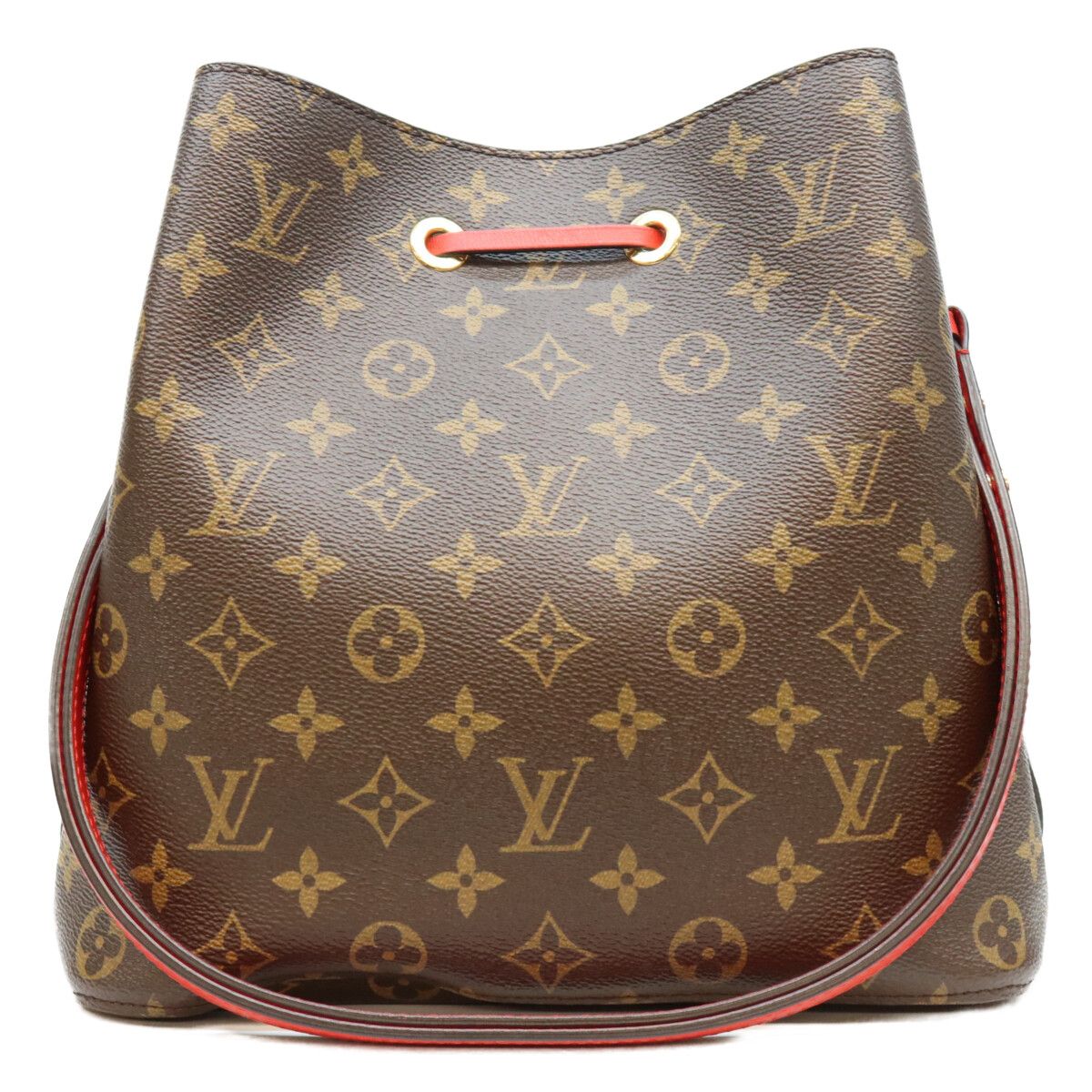 Louis Vuitton Monogram Coquelicot Red Neo Noe MM Shoulder — view 3