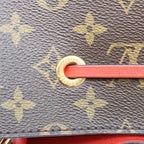 Louis Vuitton Monogram Coquelicot Red Neo Noe MM Shoulder — view 7