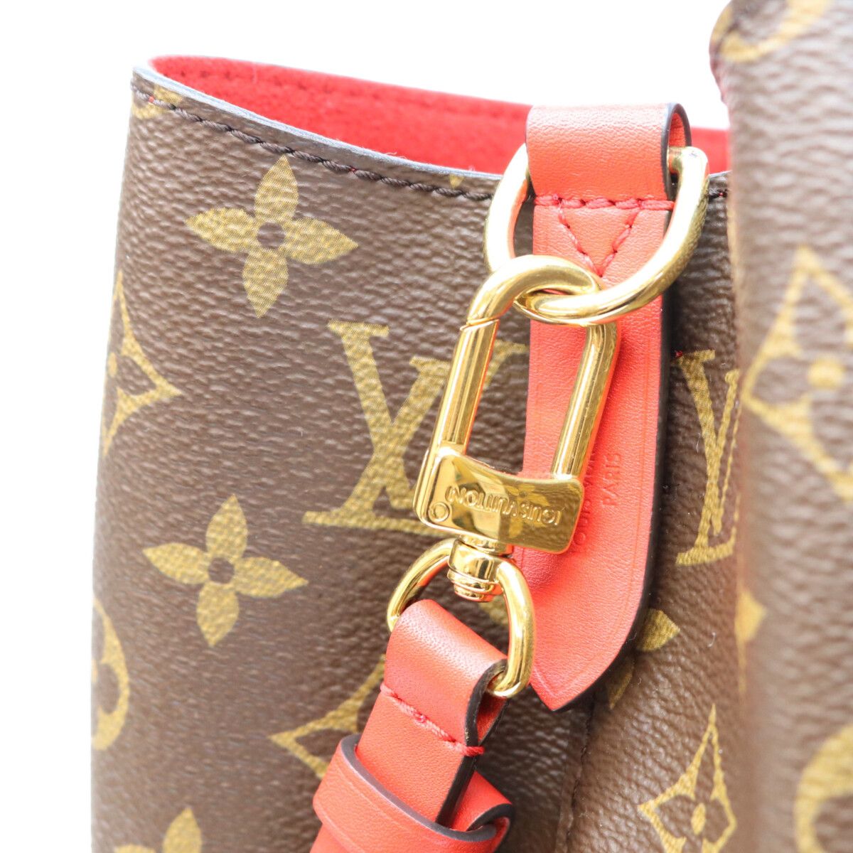 Louis Vuitton Monogram Coquelicot Red Neo Noe MM Shoulder — view 6
