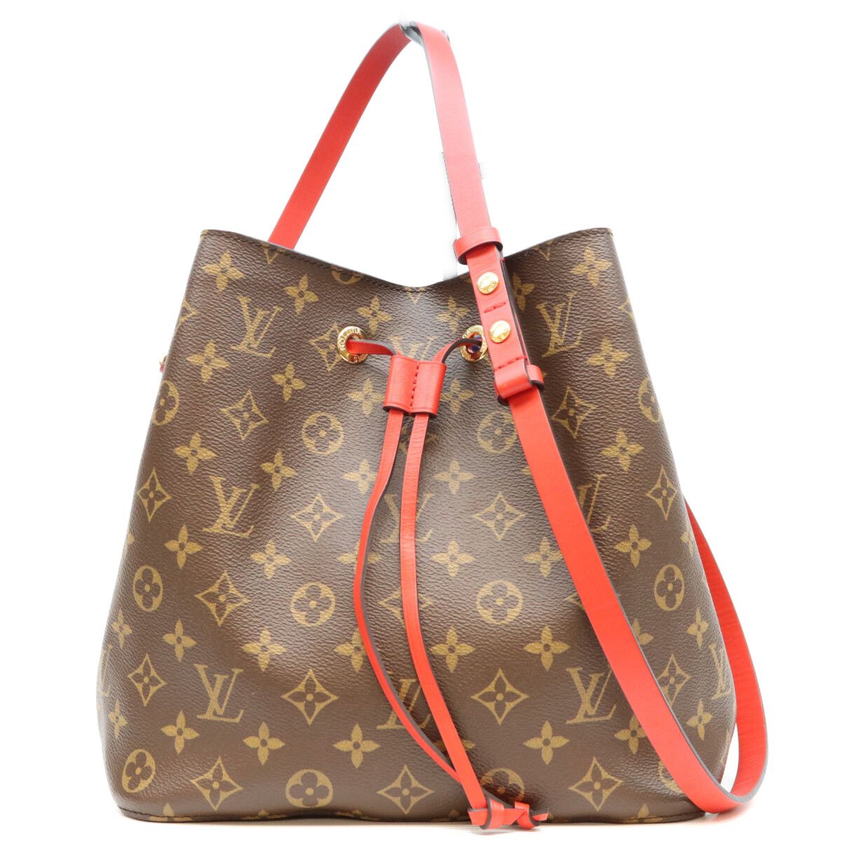 Louis Vuitton Monogram Coquelicot Red Neo Noe MM Shoulder