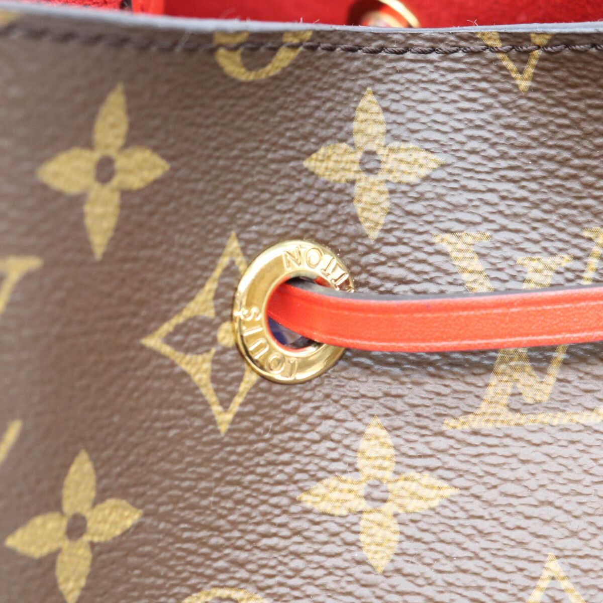 Louis Vuitton Monogram Coquelicot Red Neo Noe MM Shoulder — view 7