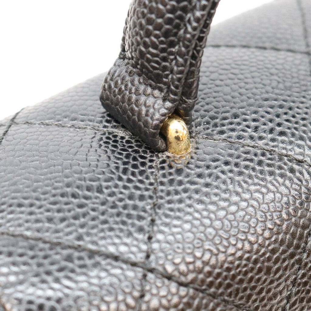 Chanel Black Caviar Top Handle — view 7