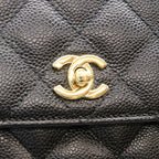 Chanel Black Caviar Top Handle — view 6