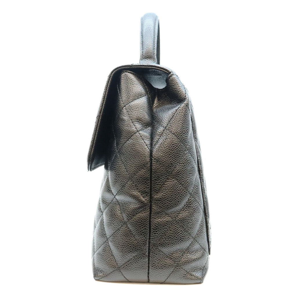 Chanel Black Caviar Top Handle — view 2