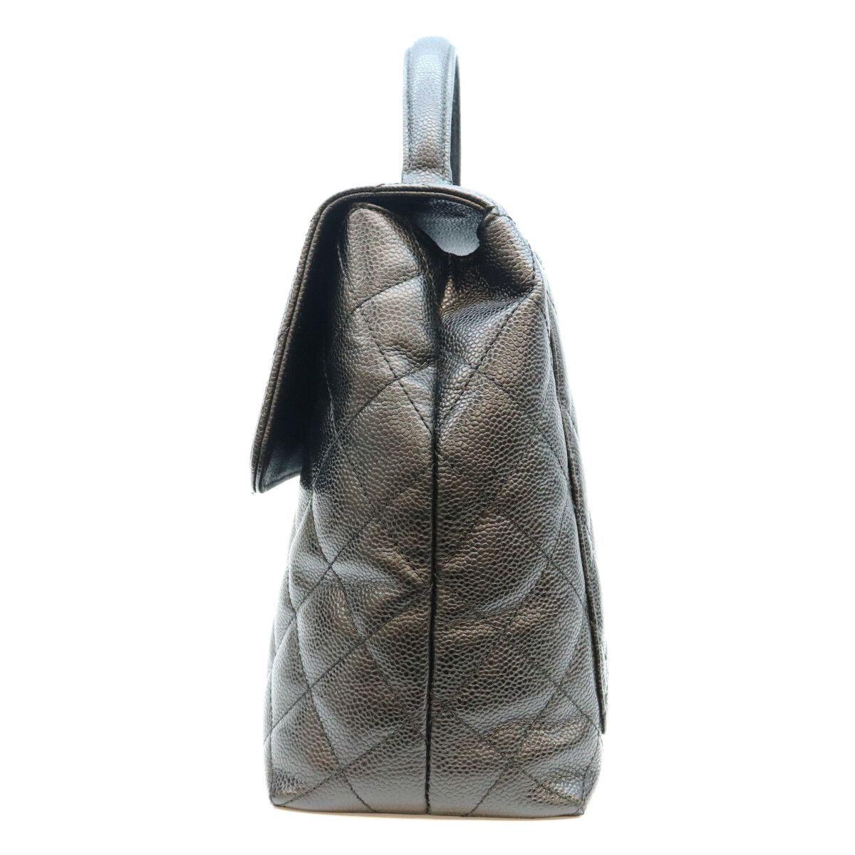 Chanel Black Caviar Top Handle — view 2