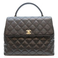 Chanel Black Caviar Top Handle