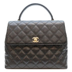 Chanel Black Caviar Top Handle