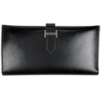 Hermes Bearn Wallet Box Calf Black