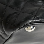 Chanel Cambon Line Large Tote CC Logo Leather Black — view 3
