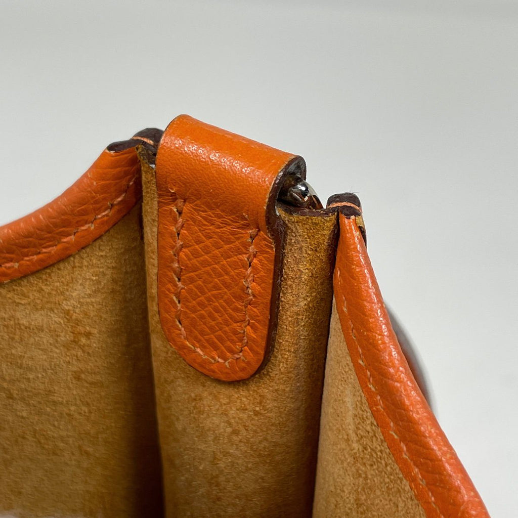 Hermes Evelyne TPM Shoulder Bag Pochette Veau Epsom Potiron — view 7