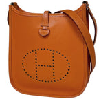 Hermes Evelyne TPM Shoulder Bag Pochette Veau Epsom Potiron