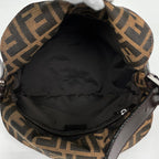 Fendi Shoulder Bag Zucca Pattern Canvas Brown — view 7