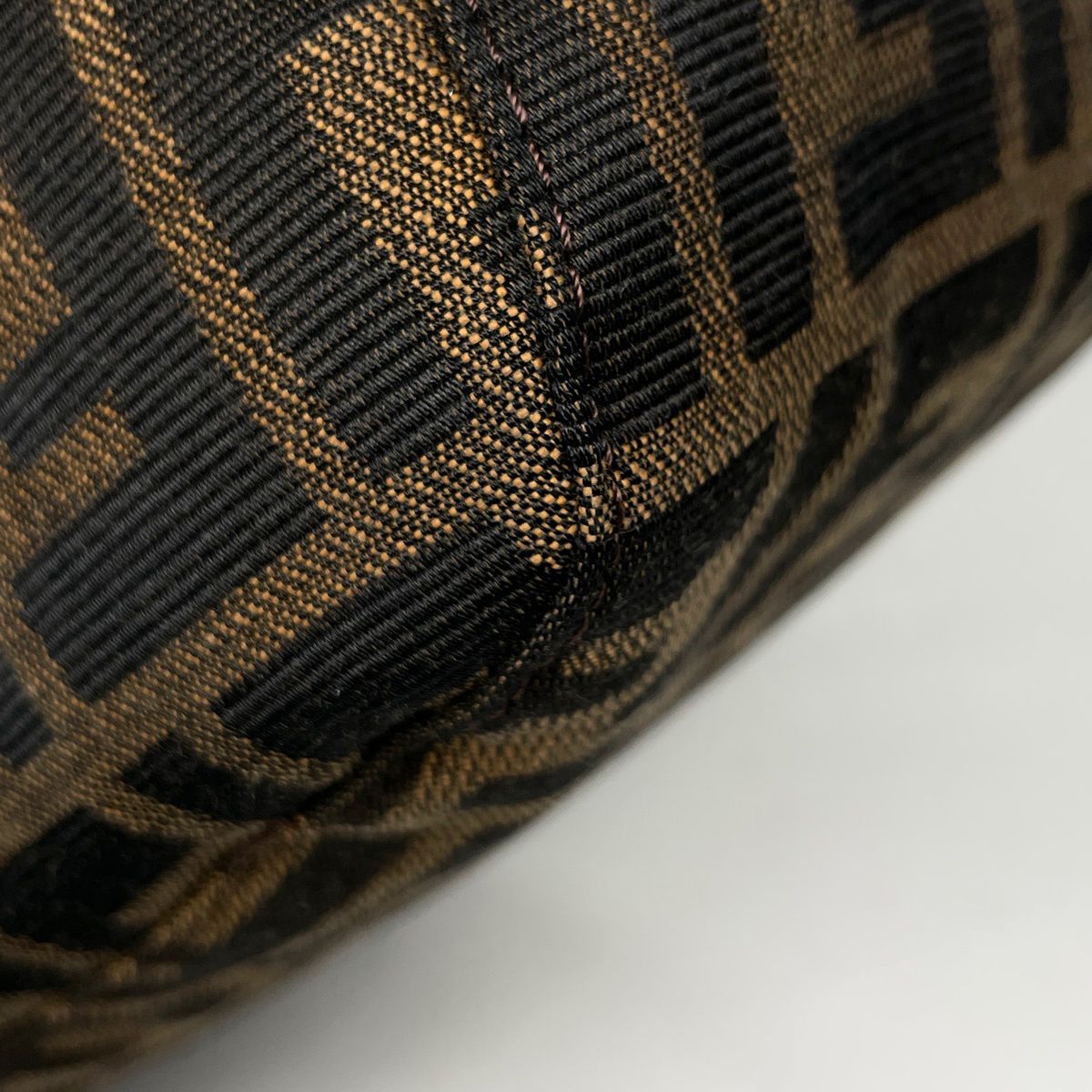 Fendi Shoulder Bag Zucca Pattern Canvas Brown — view 3