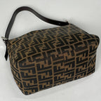 Fendi Shoulder Bag Zucca Pattern Canvas Brown — view 2