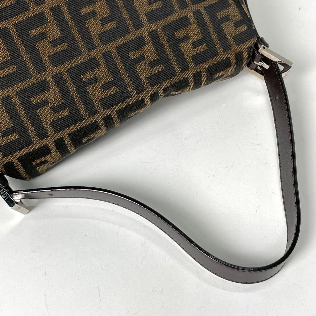 Fendi Shoulder Bag Zucca Pattern Canvas Brown — view 6