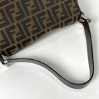 Fendi Shoulder Bag Zucca Pattern Canvas Brown — view 6