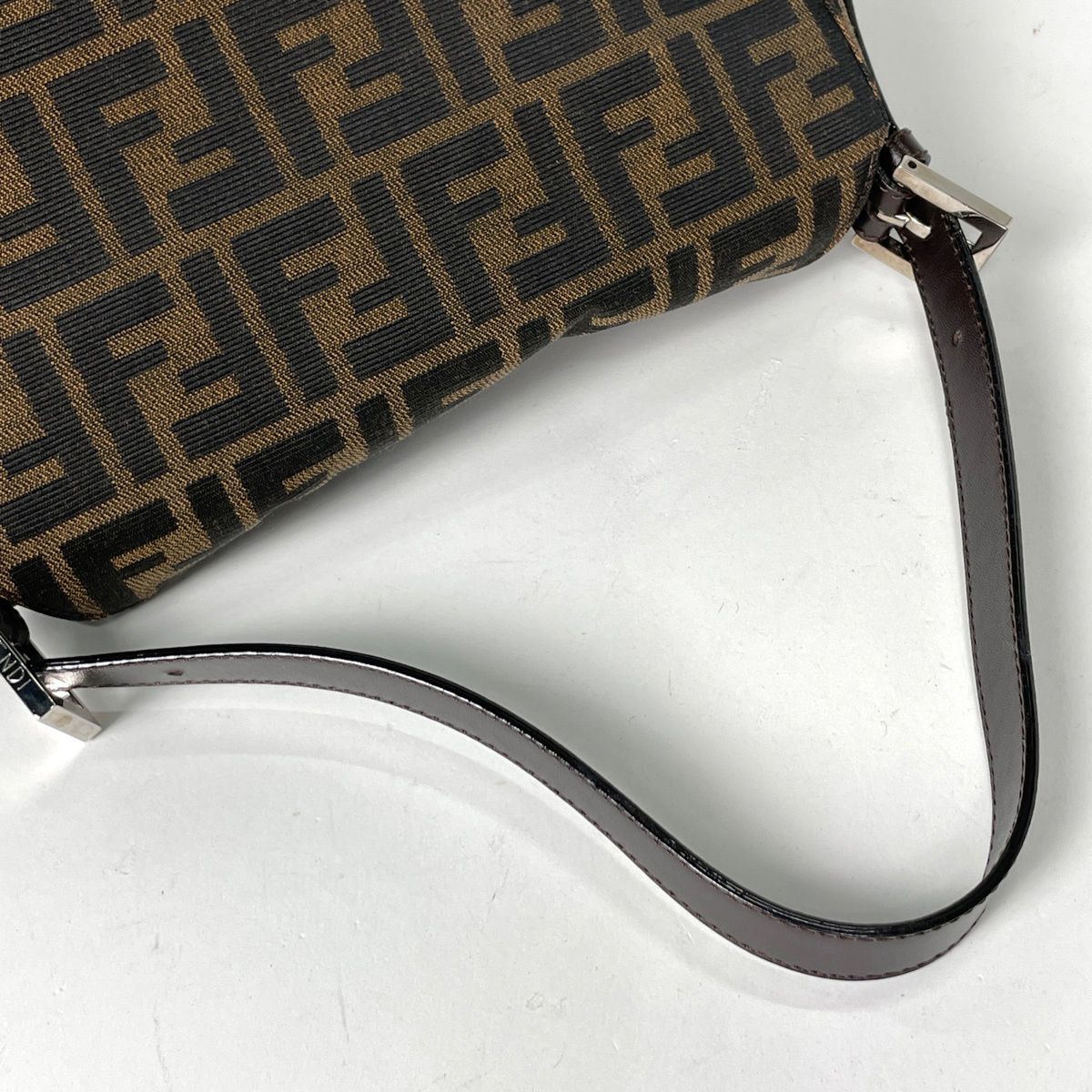 Fendi Shoulder Bag Zucca Pattern Canvas Brown — view 6