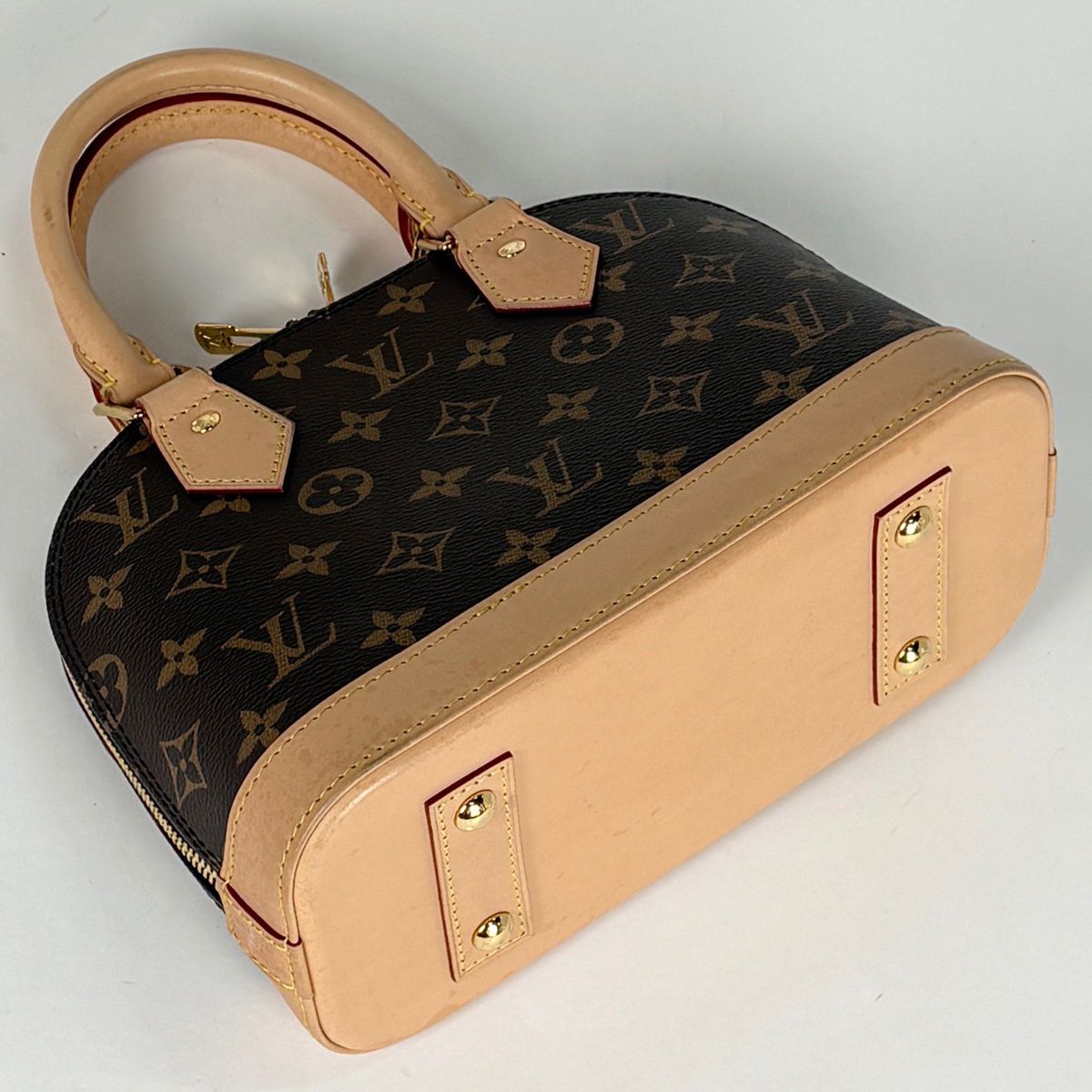 Louis Vuitton Alma BB Handbag 2-Way Monogram Brown — view 2