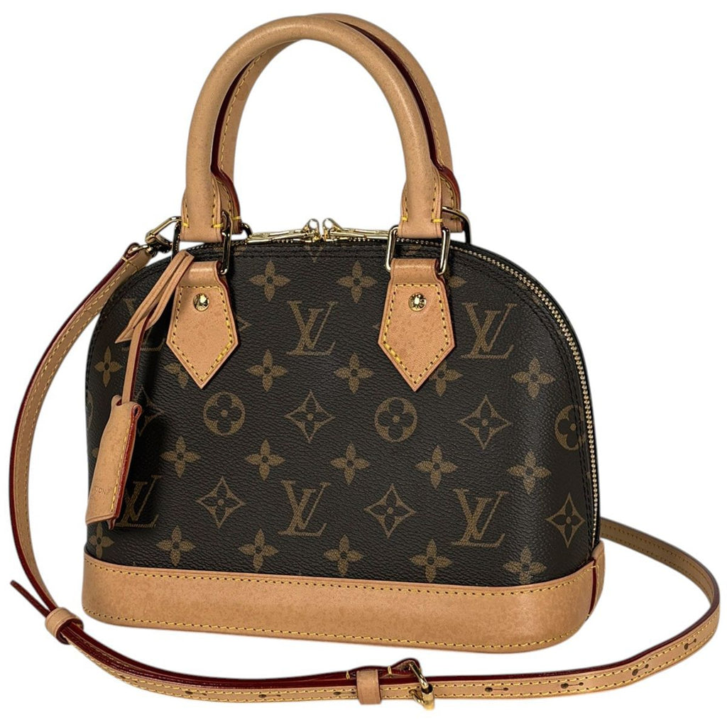 Louis Vuitton Alma BB Handbag 2-Way Monogram Brown