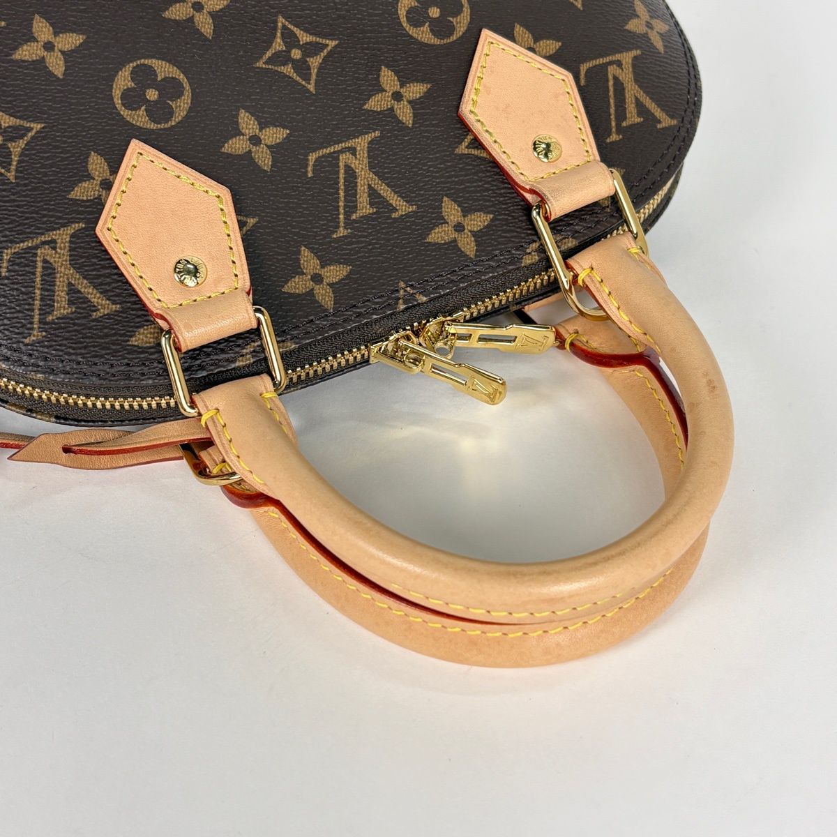 Louis Vuitton Alma BB Handbag 2-Way Monogram Brown — view 6