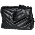 Saint Laurent Shoulder Bag Loulou Small Leather Black