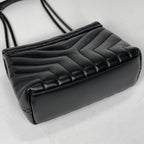 Saint Laurent Shoulder Bag Loulou Small Leather Black — view 2