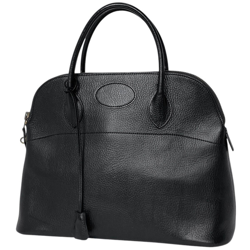 Hermes Bolide 35 Handbag Ardennes Black