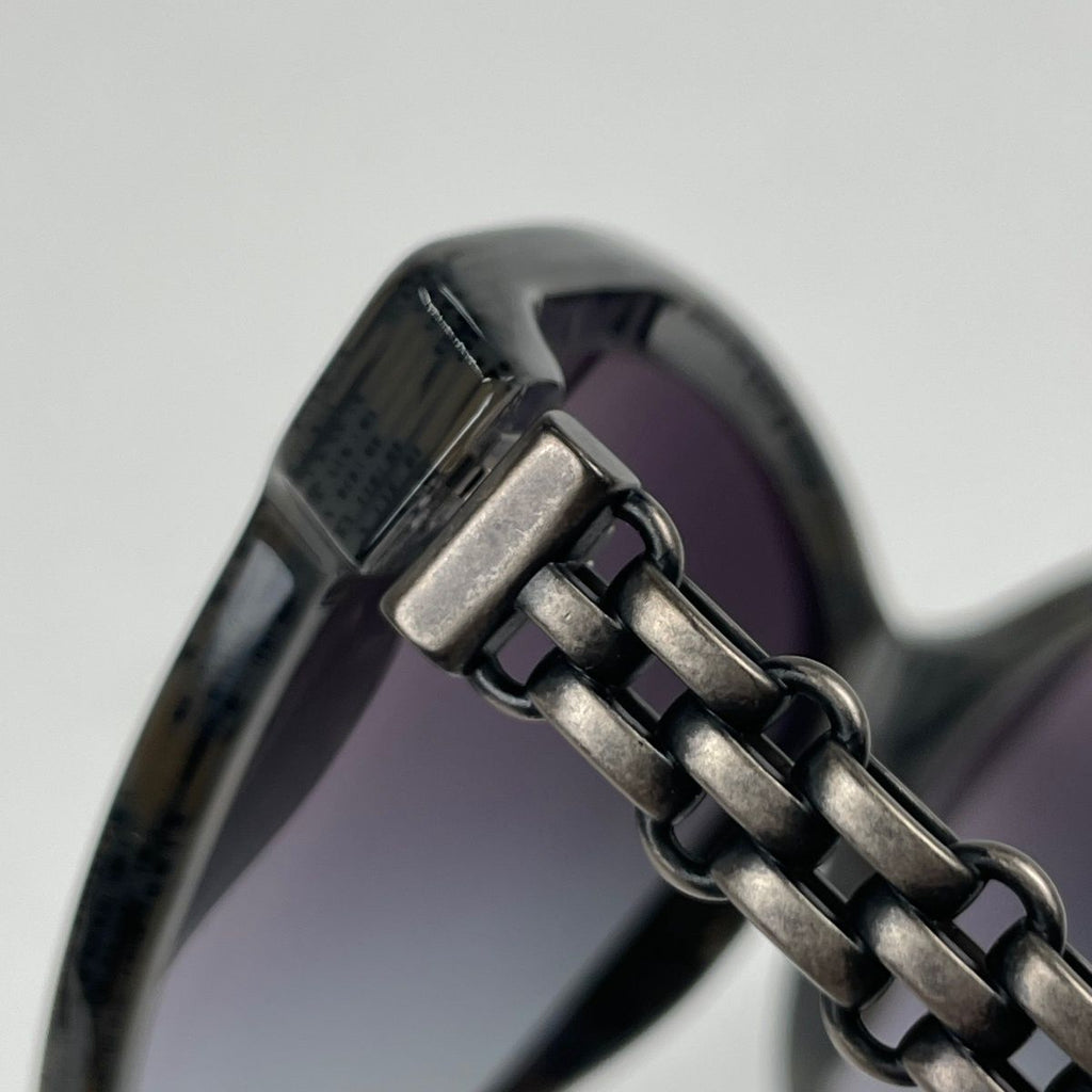 Chanel Sunglasses CC Logo Eyewear Gradient Acetate Black — view 4