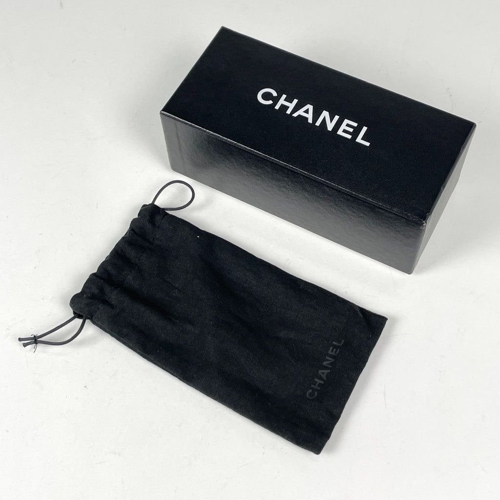 Chanel Sunglasses CC Logo Eyewear Gradient Acetate Black — view 7