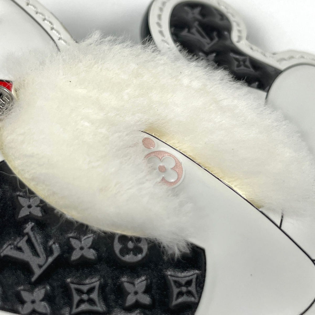 Louis Vuitton Bag Charm LV Cat Key Holder Monogram White Brown — view 5